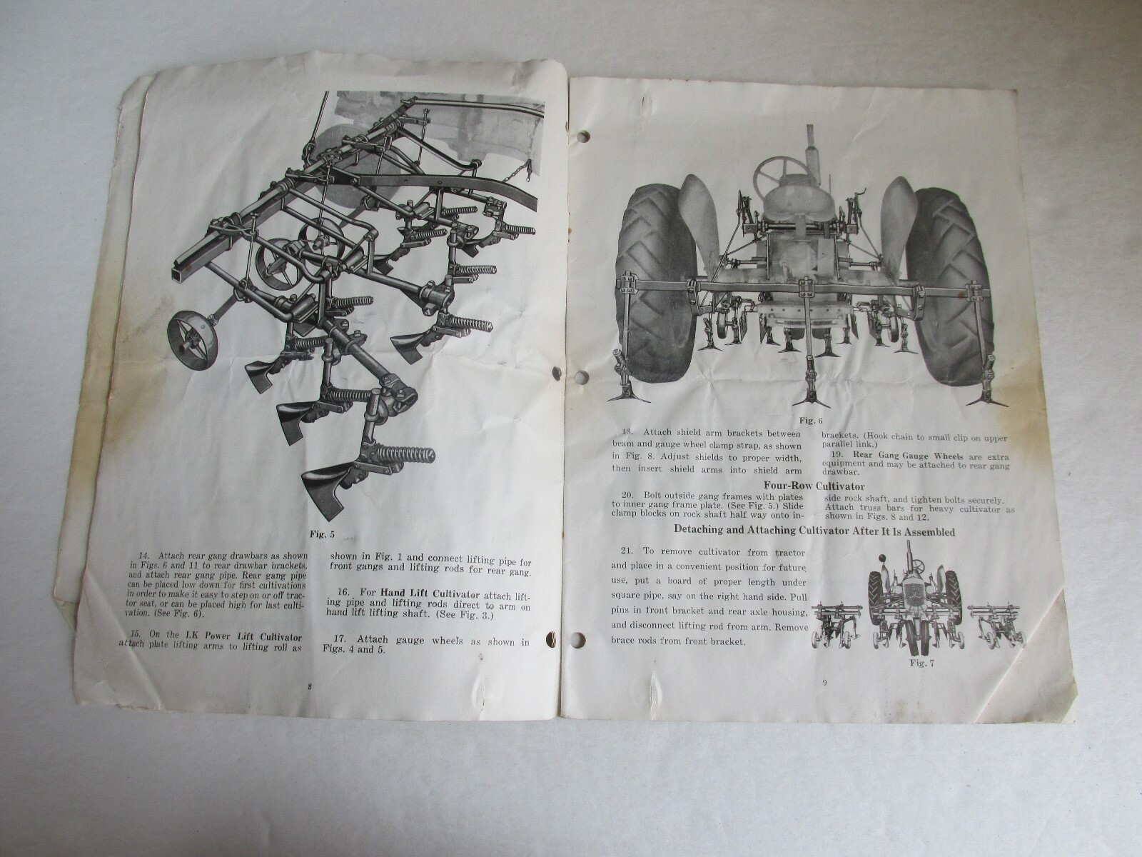 MBF83 Farm Manual Minneapolis Moline MM Directions Universal U Tractor Implement
