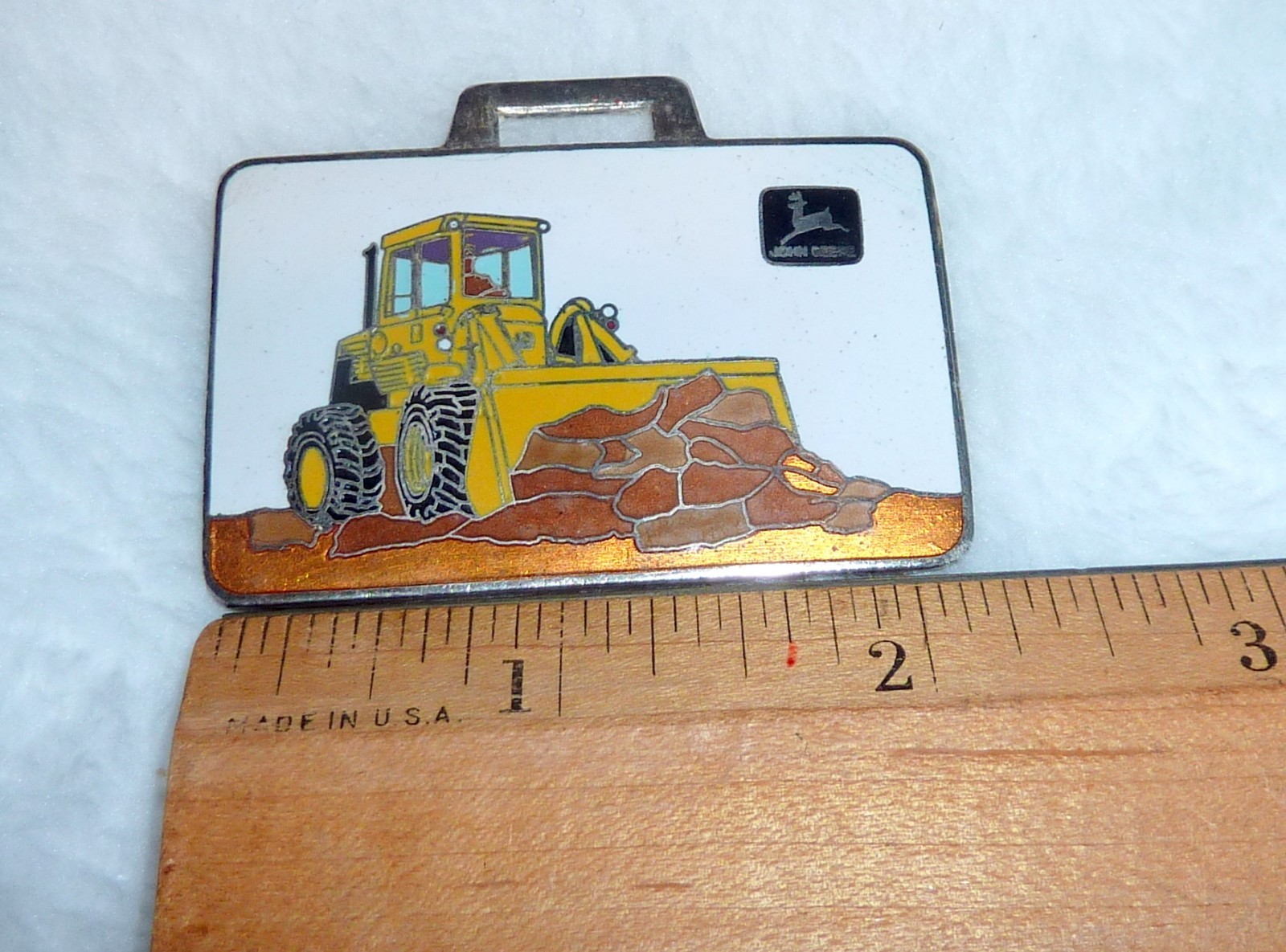Vintage “Richards Machinery Corp.” / John Deere Dealer Badge – Peabody MA, Heavy