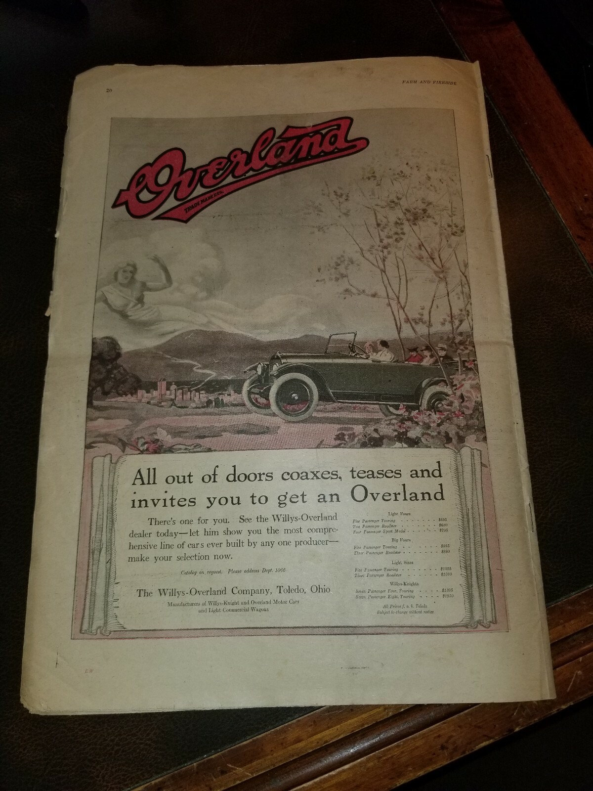 FARM and FIRESIDE The National Farm Paper 1917 DOMINO SUGAR GOODYEAR FIRESTONE