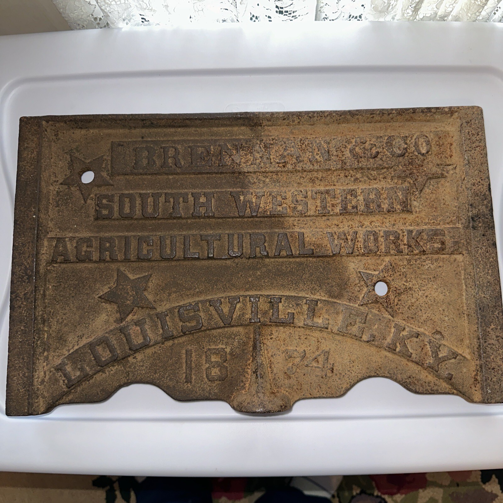 Brennan & Co Southwestern Agriculture Implement Works Louisville KY Cast Iron