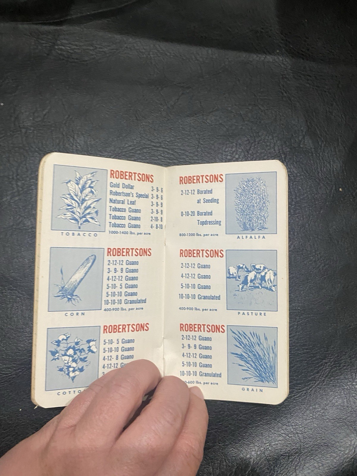 Robertsons Better Proven Fertilizers 1955 Norfolk VA Memo And Crop Booklet