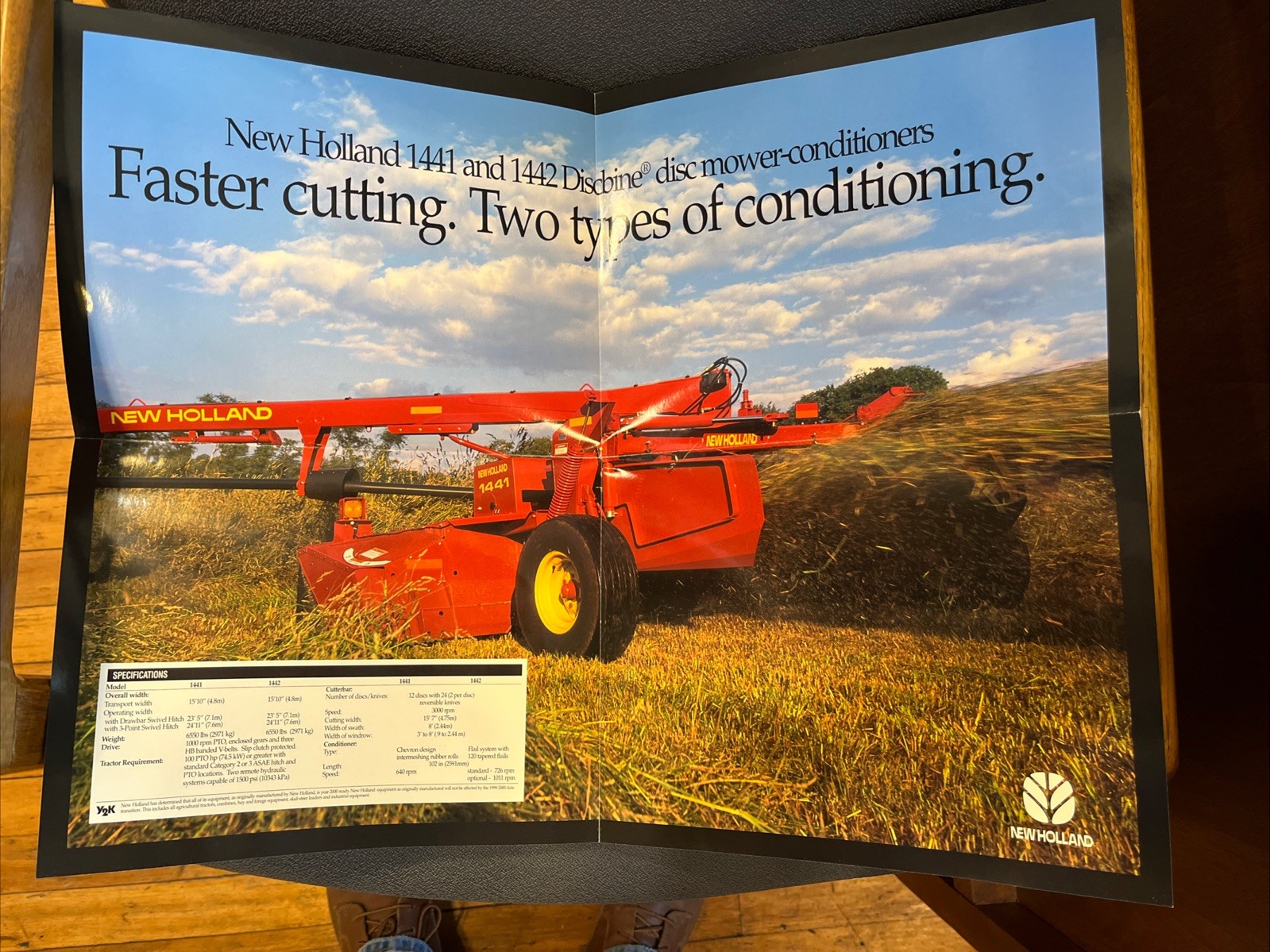 New Holland Discbine Sales Brochure