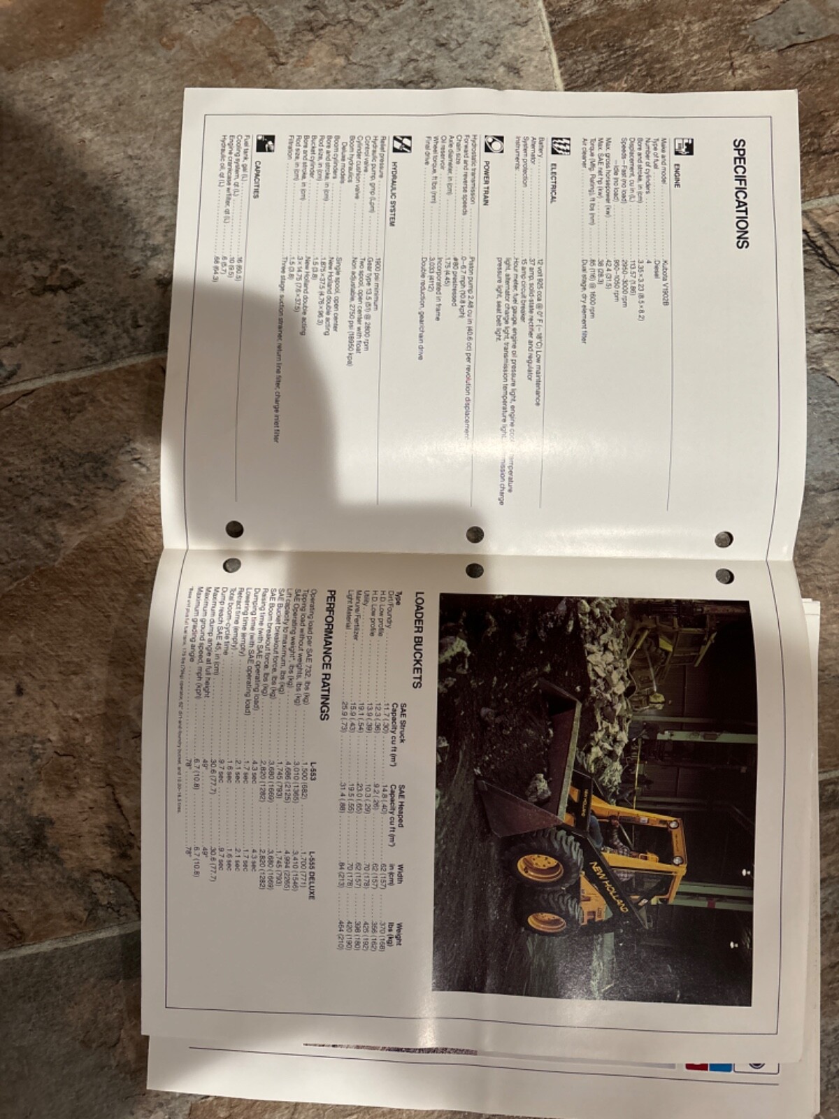 New Holland L-553 L-555 Deluxe Skid Steer Loader Brochure FCCA ver2