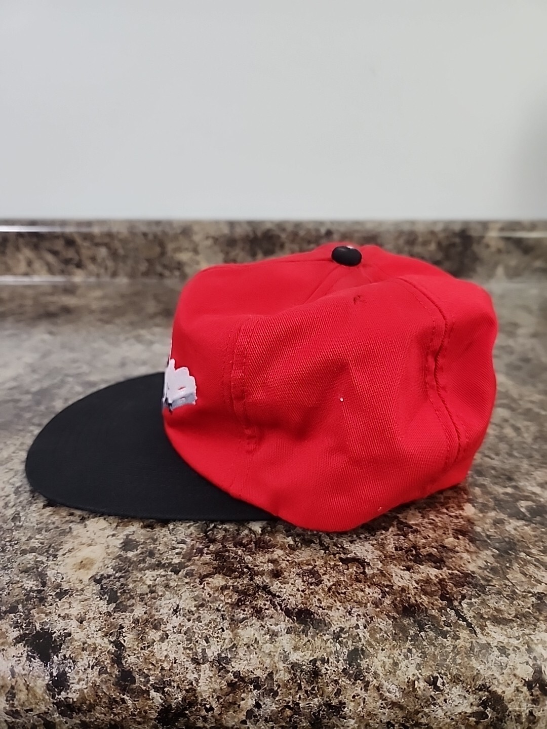 Danbred Inc Pig Pork Genetics Snapback Hat Dorchester Nebraska Red Black