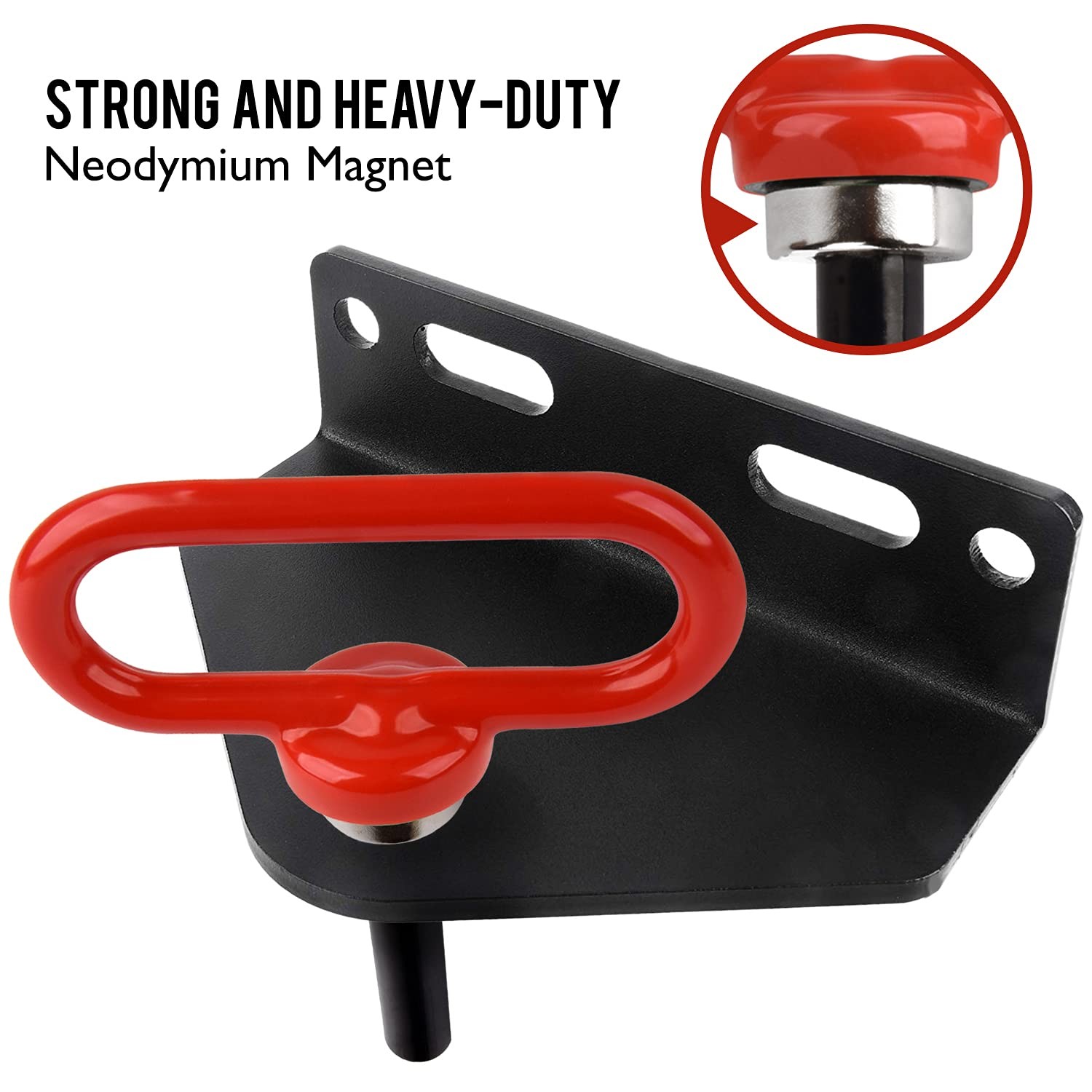 Mission Automotive Magnetic Trailer Hitch Pin 4mm x 25mm Red Neodymium One Hand