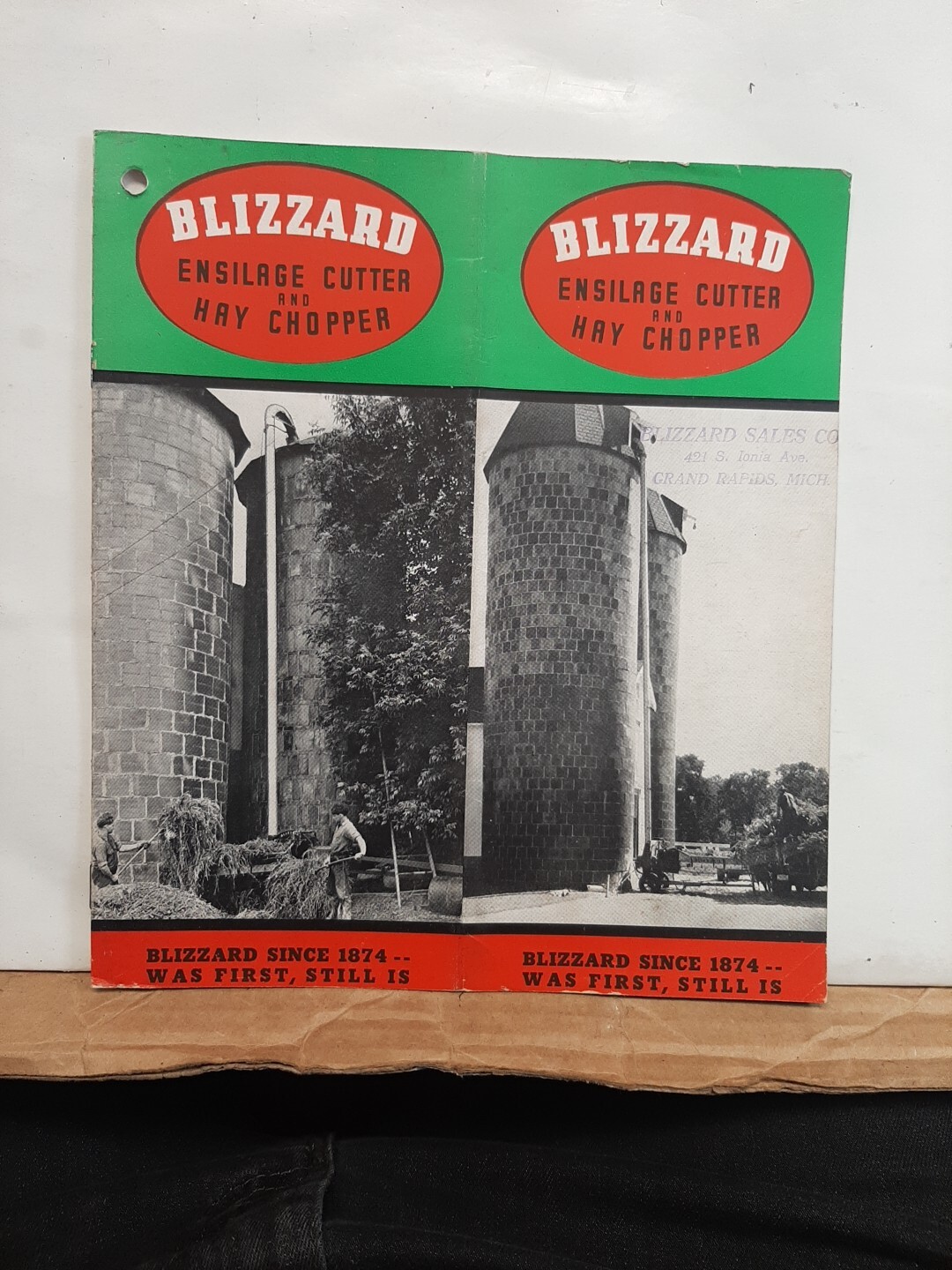Blizzard Ensilage Cutter & Hay Chopper Brochure FCCA