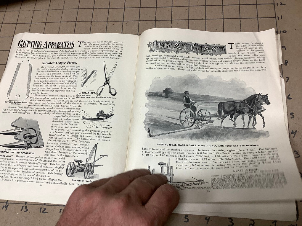 Original CATALOG –1890&rsquo;s ROLLER & BALL BEARINGS on the FARM 40pgs