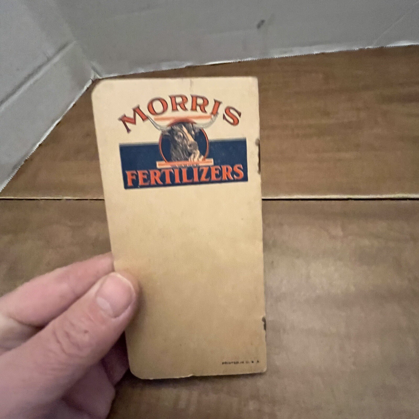Morris Fertilizer Atlanta Georgia VTG Advertising Notebook