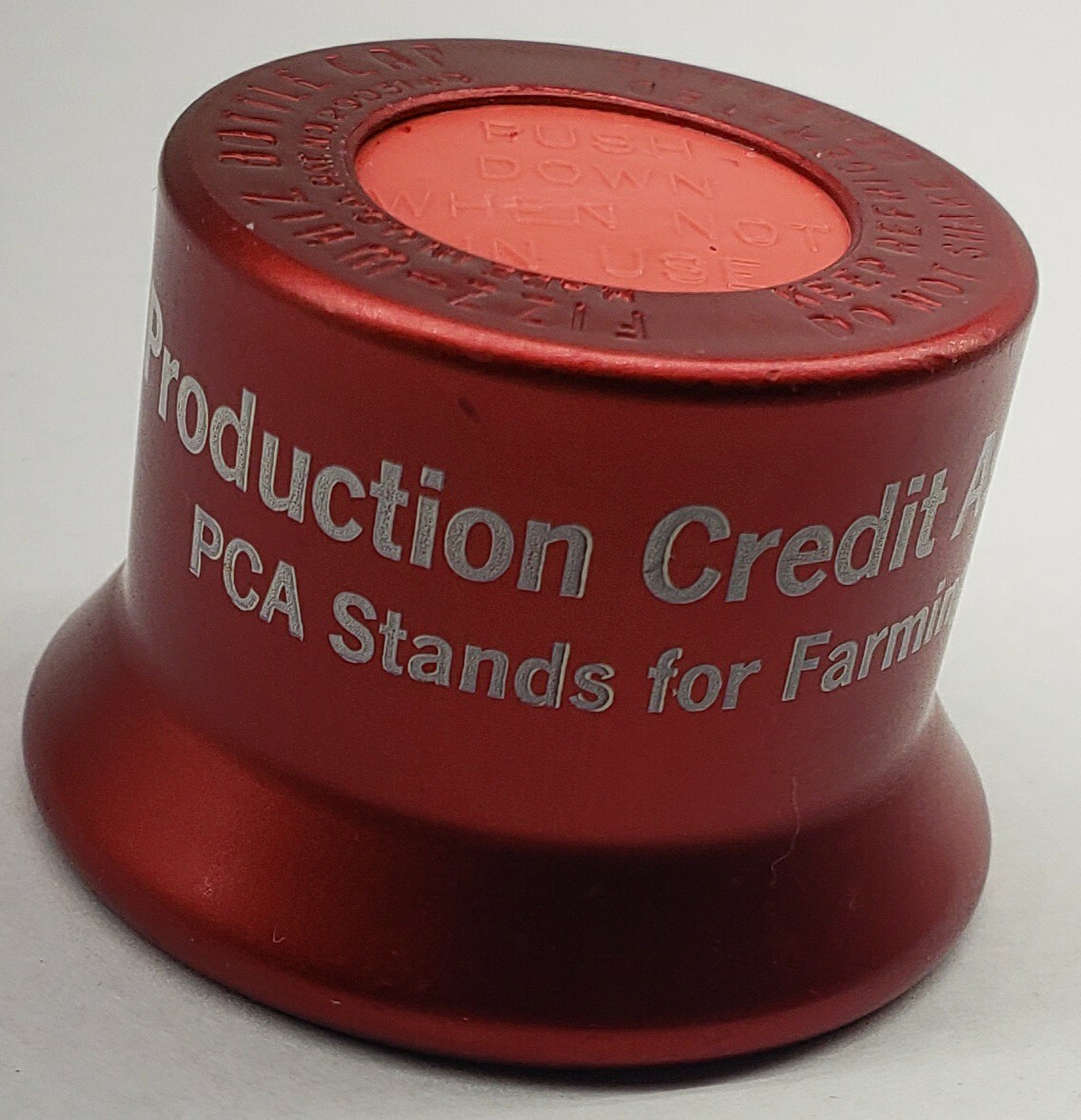 PRODUCTION CREDIT ASSOCIATION PCA FARMING FIZZ-WHIZ BOTTLE CAP (MINT CONDITION)