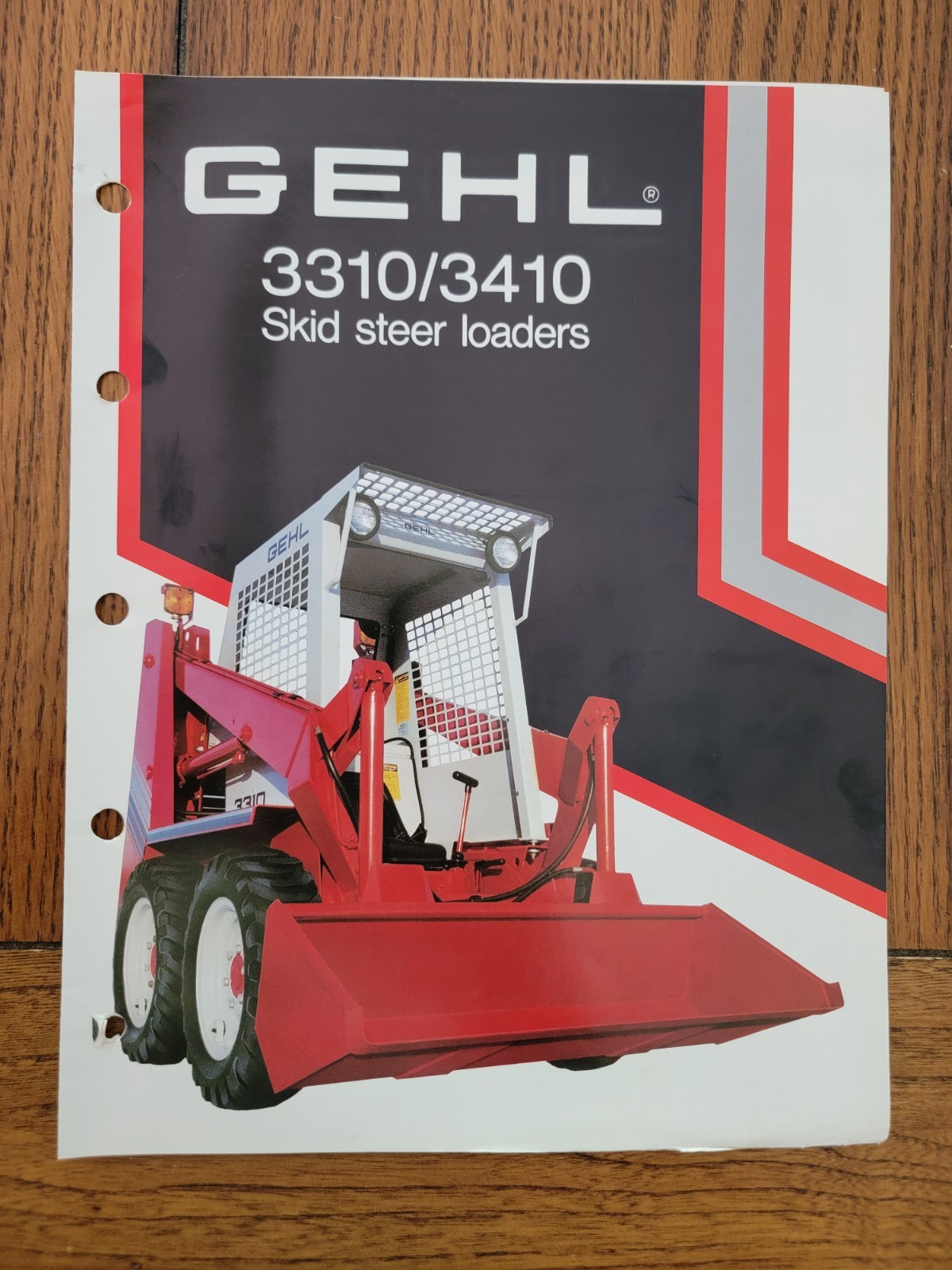 Original Gehl 3310 / 3410 Skid Steer Loaders Dealer Sales Brochure