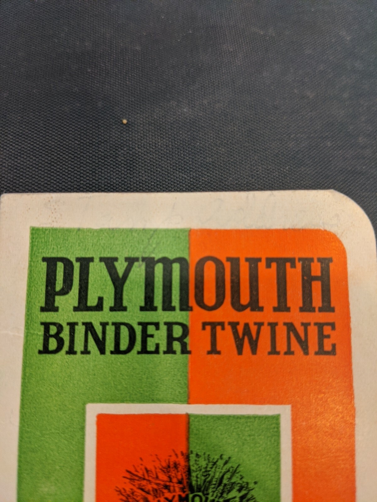 Vintage 1941 PLYMOUTH BINDER TWINE Vest Pocket Notebook North Plymouth Ma
