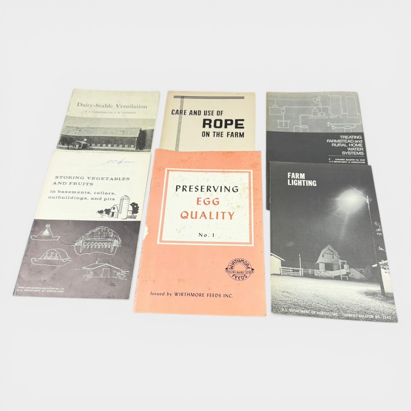 Vintage Farm Pamphlet 31 Agricultural Bulletins Homesteading Livestock 30s-70s
