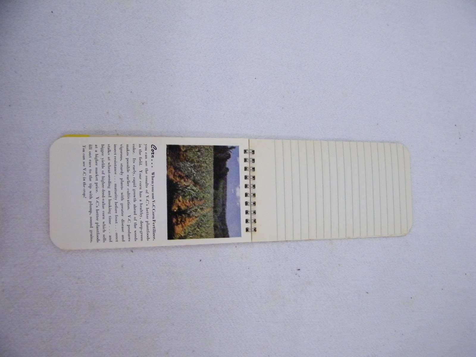 Vintage VC Fertilizers Virginia Carolina Chemical Corp Advertising Notebook
