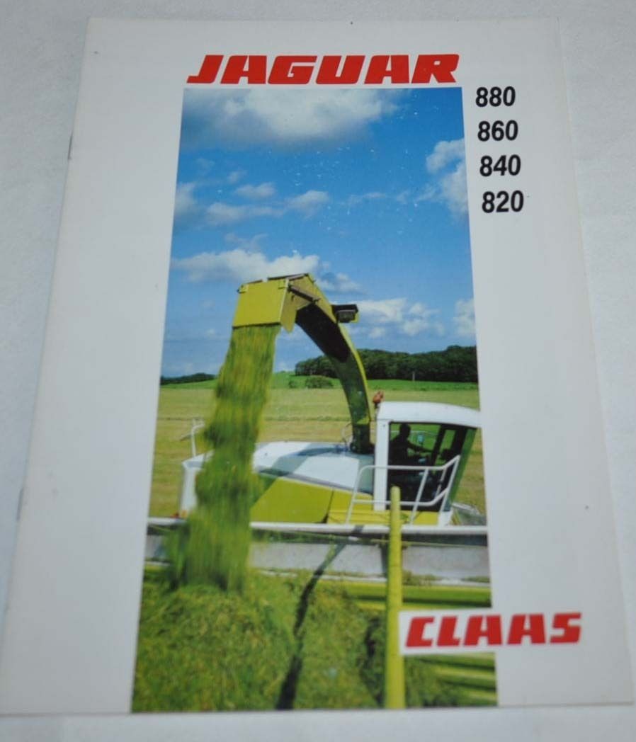 Claas Combine Harvester Jaguar 880 – 820 Landmaschinen Tractor Brochure Prospekt