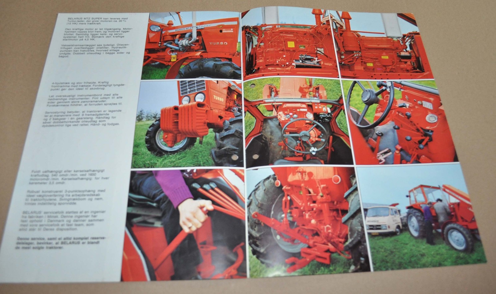 MTZ Belarus 70 80 Tractor Brochure Prospekt Norway Tractoroexport