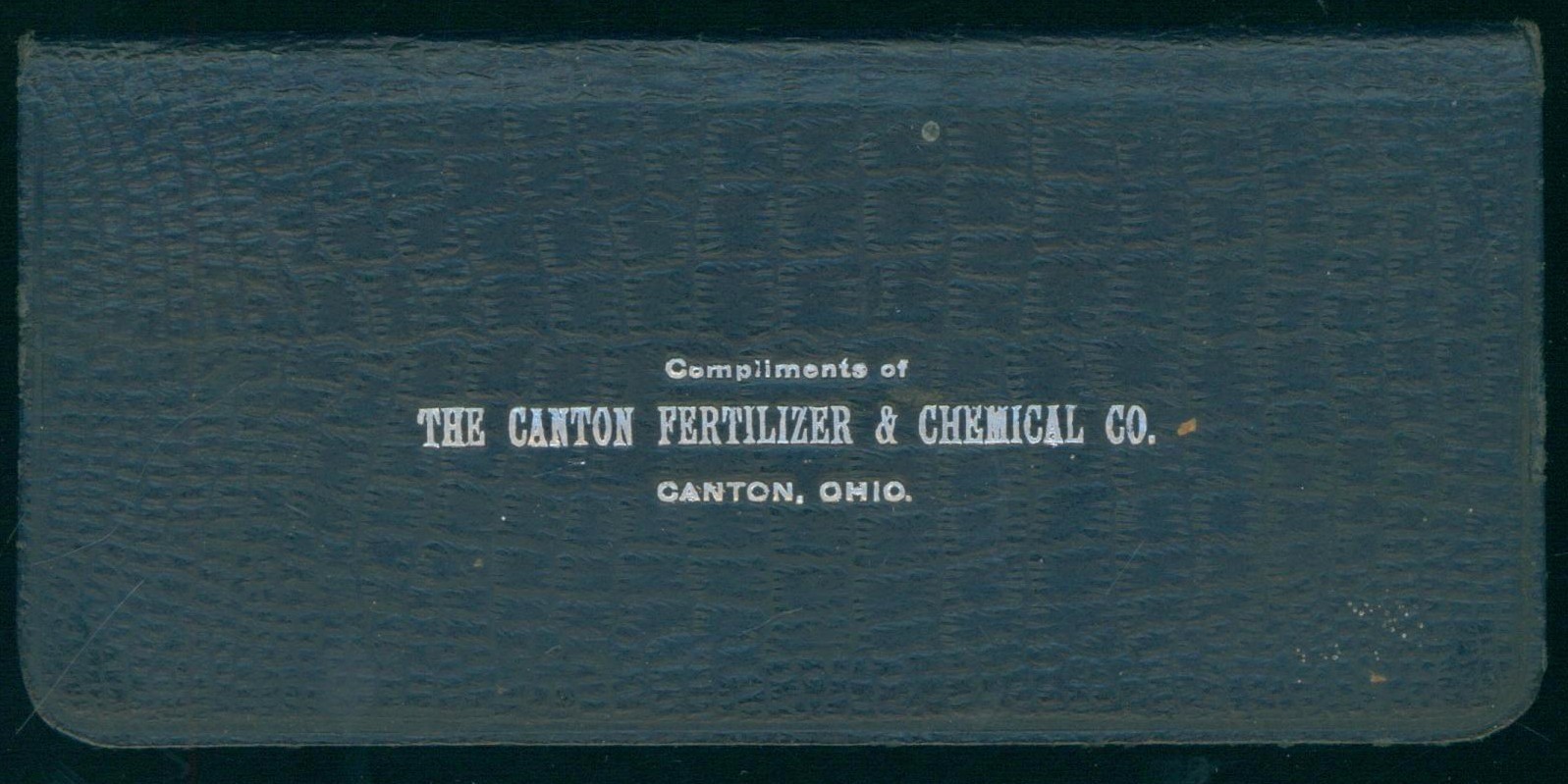 1906 Canton OH Fertilizer Chemical Co Peerless Corn Wheat Grass Grower Memo Pad