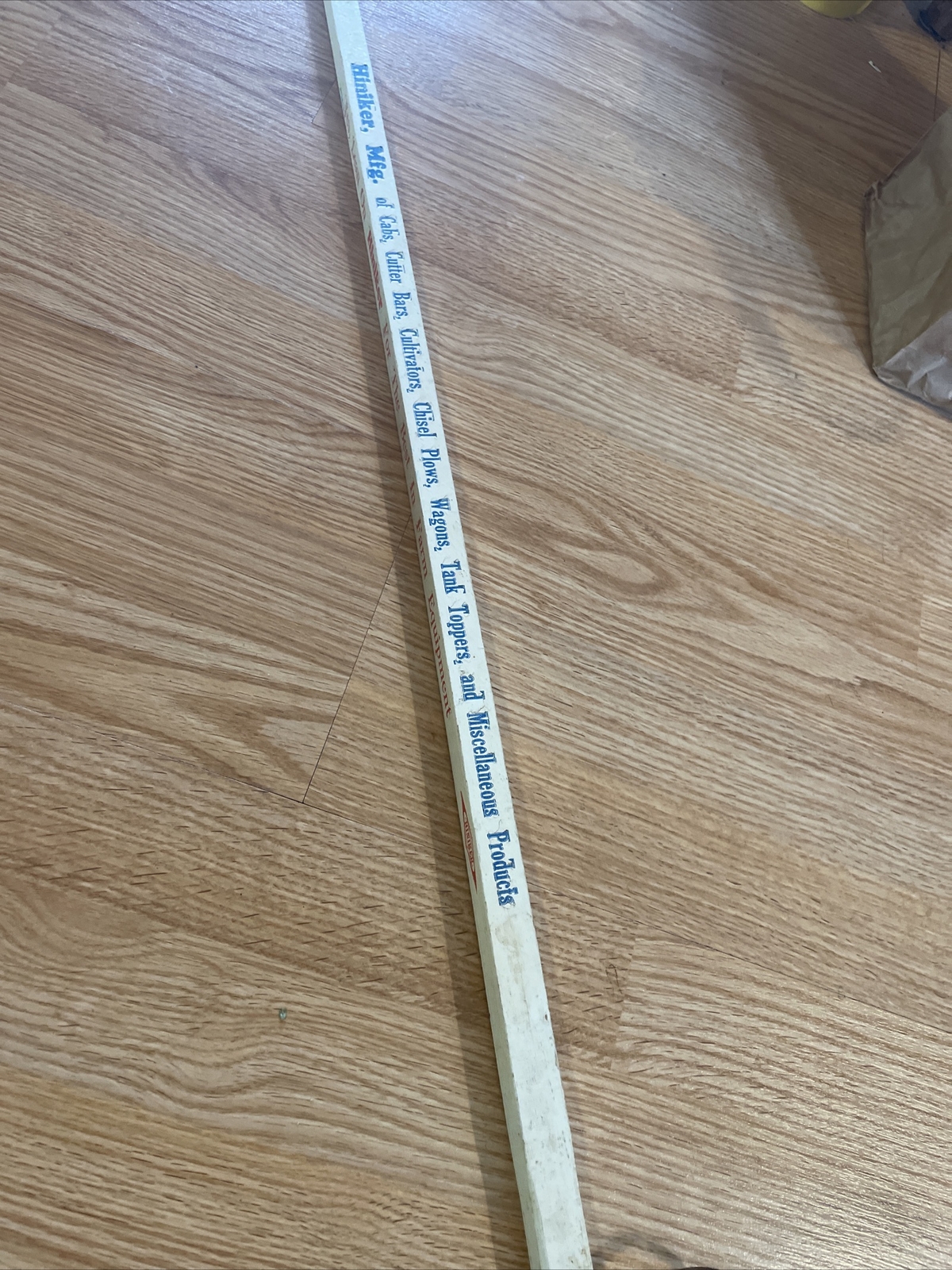 Hiniker Farm Equipment Yardstick