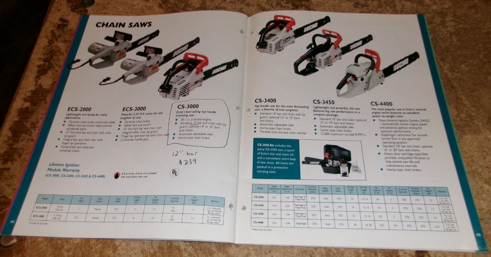 1997 echo master products catalog in very good shape used