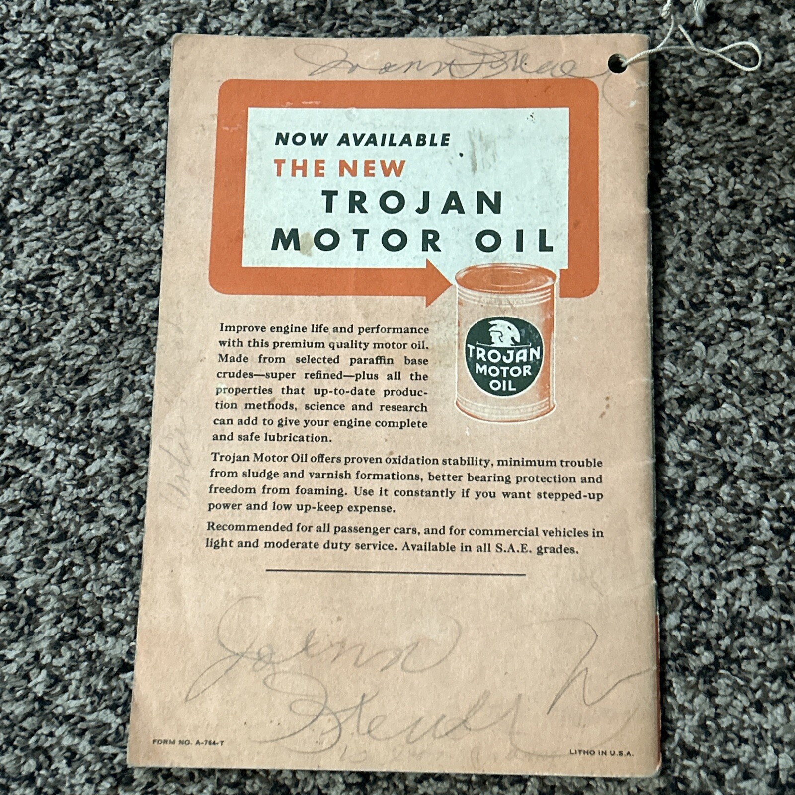 Cities Service Oils Farm Book And Almanac 1947 Booklet Agriculture Machinery