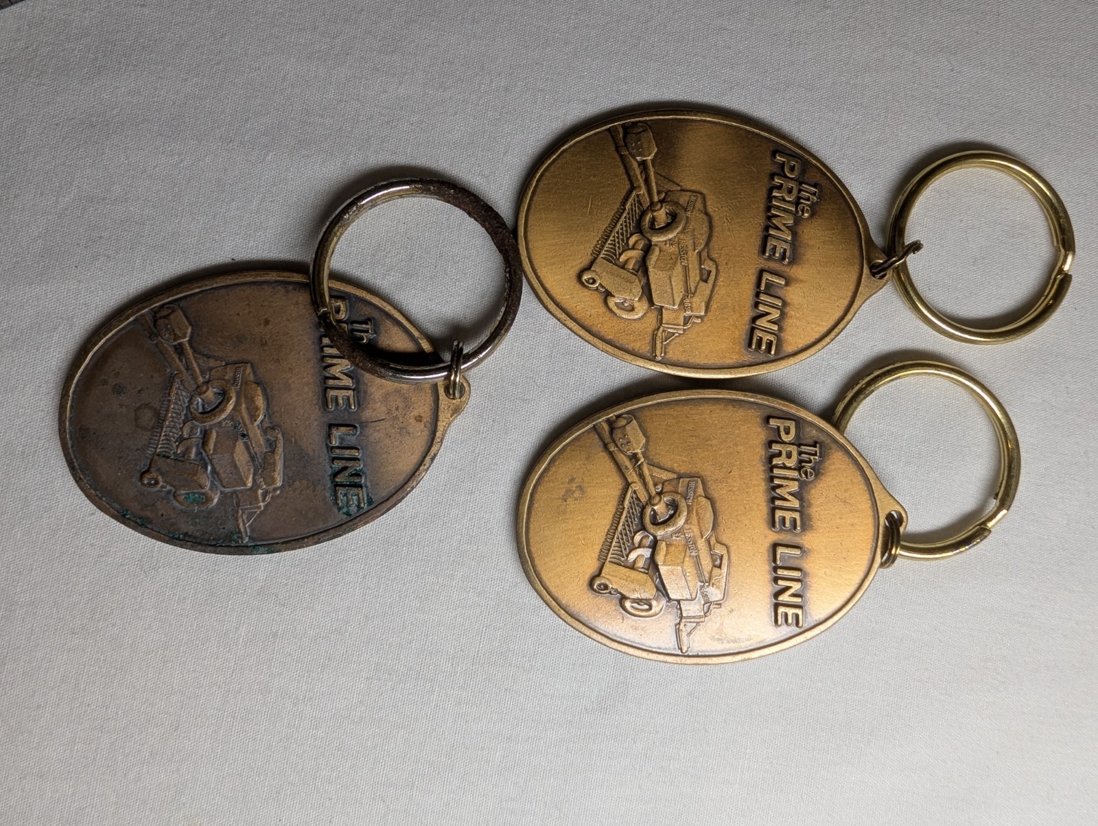 Lot of 3 Vintage 1986 Hesston The Prime Line Keychain Limited Edition Baler 4650