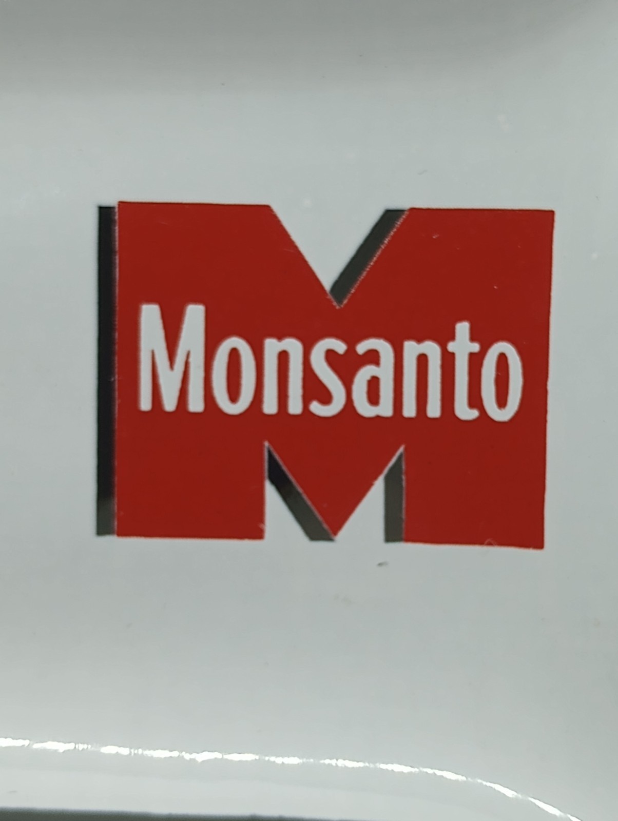 Monsanto Company Glass Trinket Tray St. Charles Missouri Plant 1964 Open House