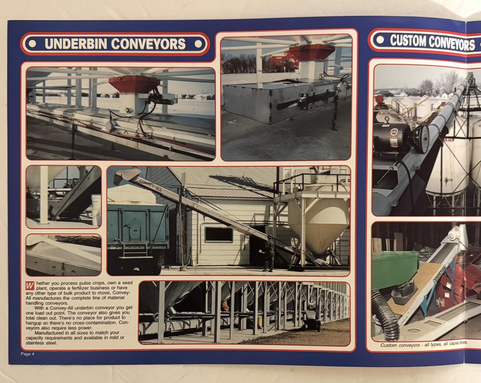 Vintage 1990&rsquo;s Agricultural Farm Equipment Convey-All Product Catalog Tenders