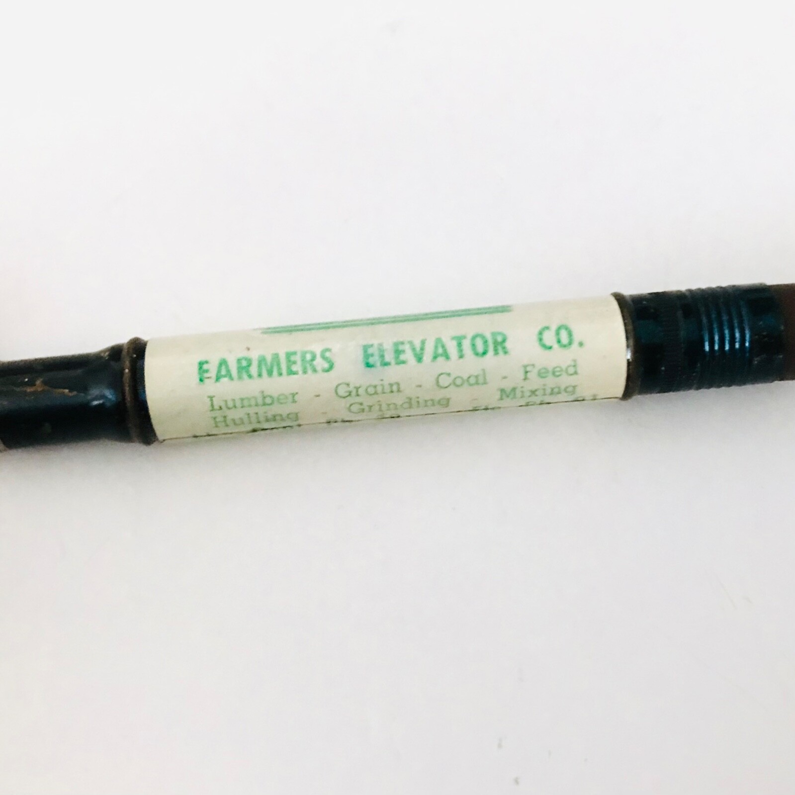 1930-50s Felco Farmer&rsquo;s Elevator Co. George IA Bullet Pencil Lumber Grain Coal