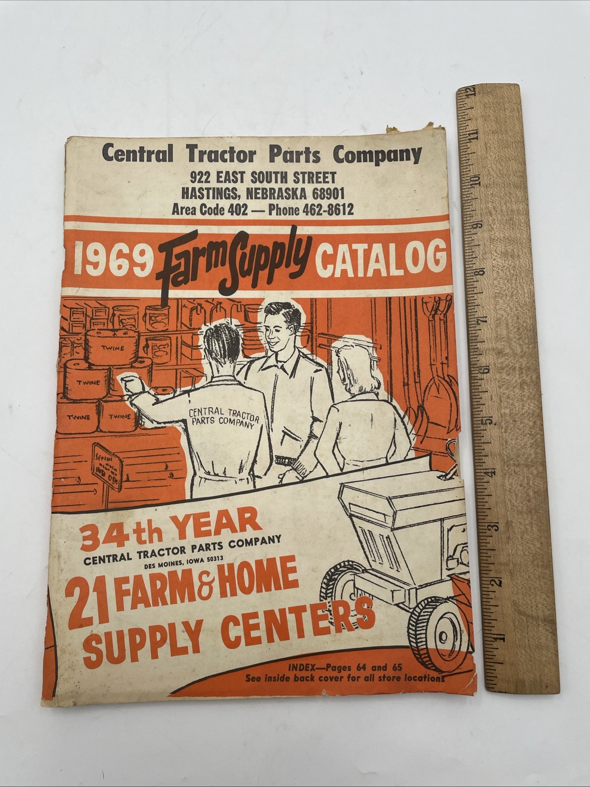 1969 Farm Supply Book Vintage Mailer Catalog Farm Store Hastings Nebraska