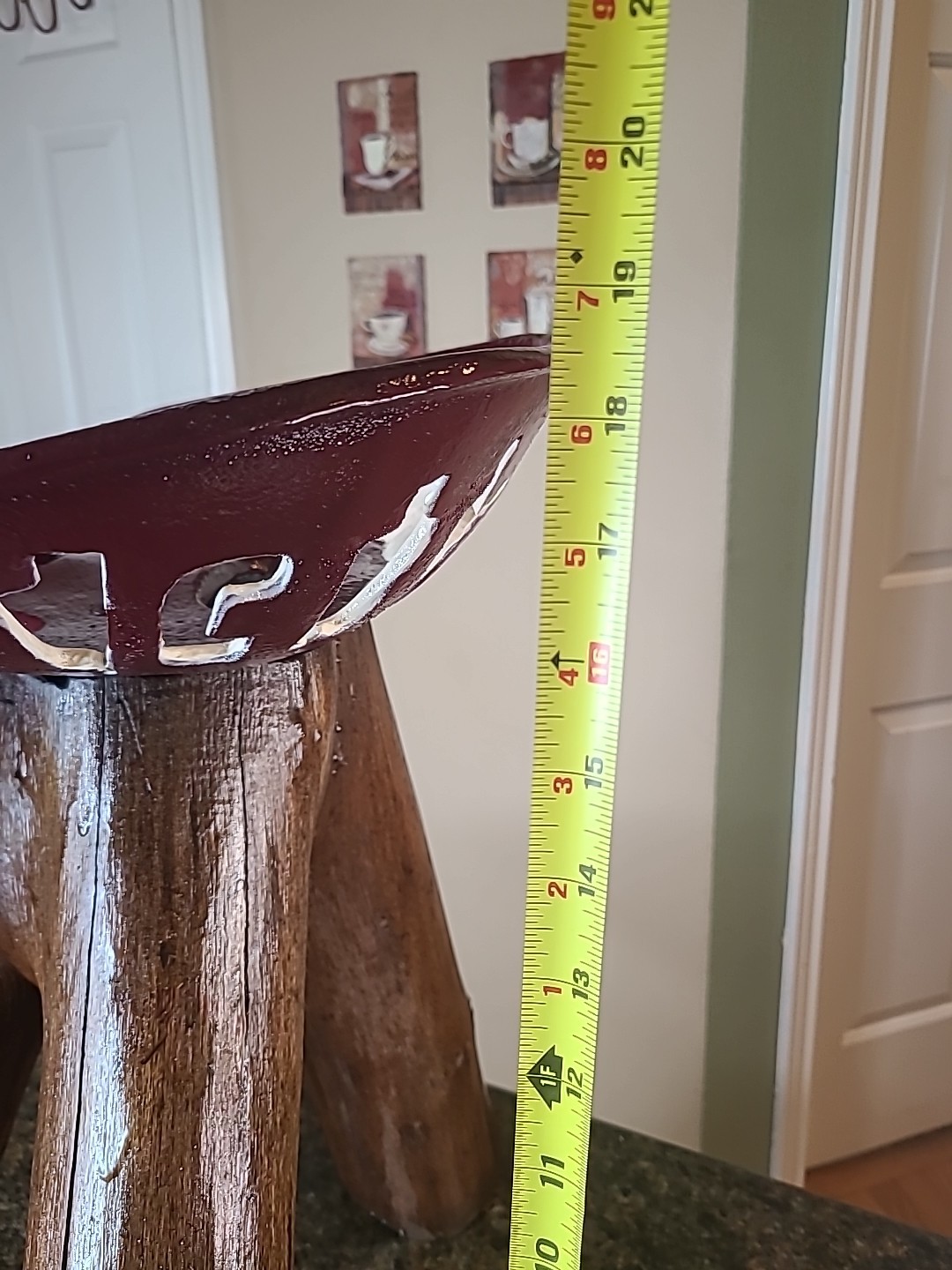 HOOSIER Cast Iron Tractor Seat Custom Made STOOL One Of A Kind IU Colors
