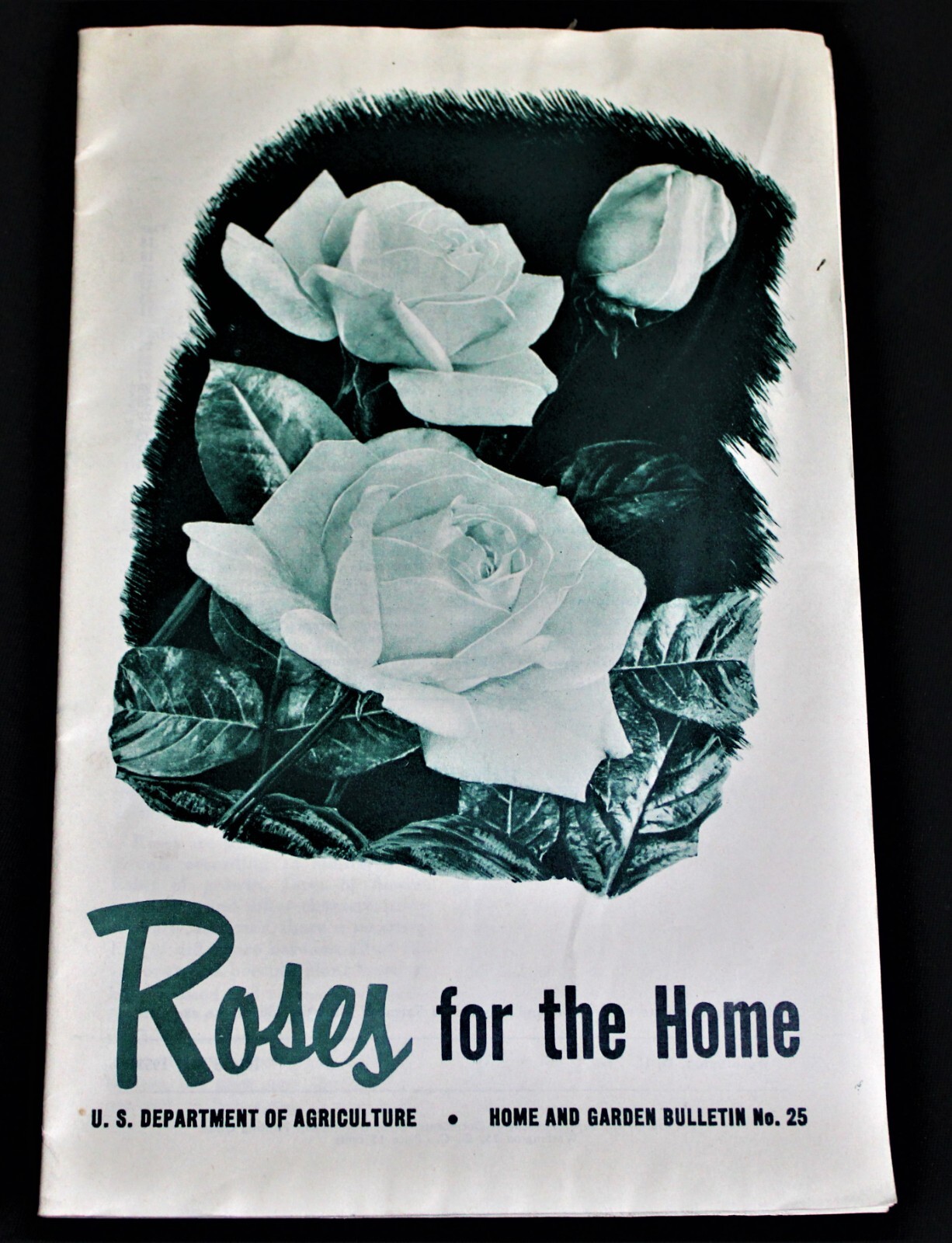 U.S. DEPARTMENT OF AGRICULTURE ROSES FOR THE HOME BROCHURE GUIDE 1953 VINTAGE