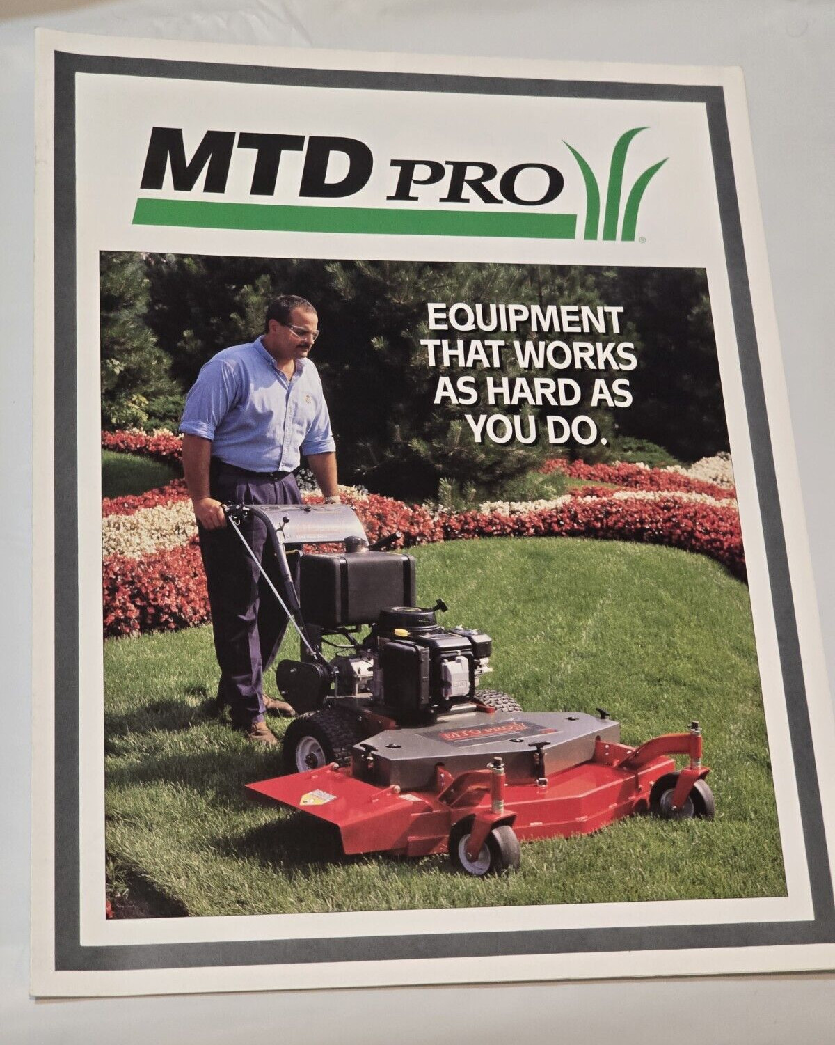 1997 MTD Pro Mowers Professional Lawn Equipment Advertising Brochure Ohio