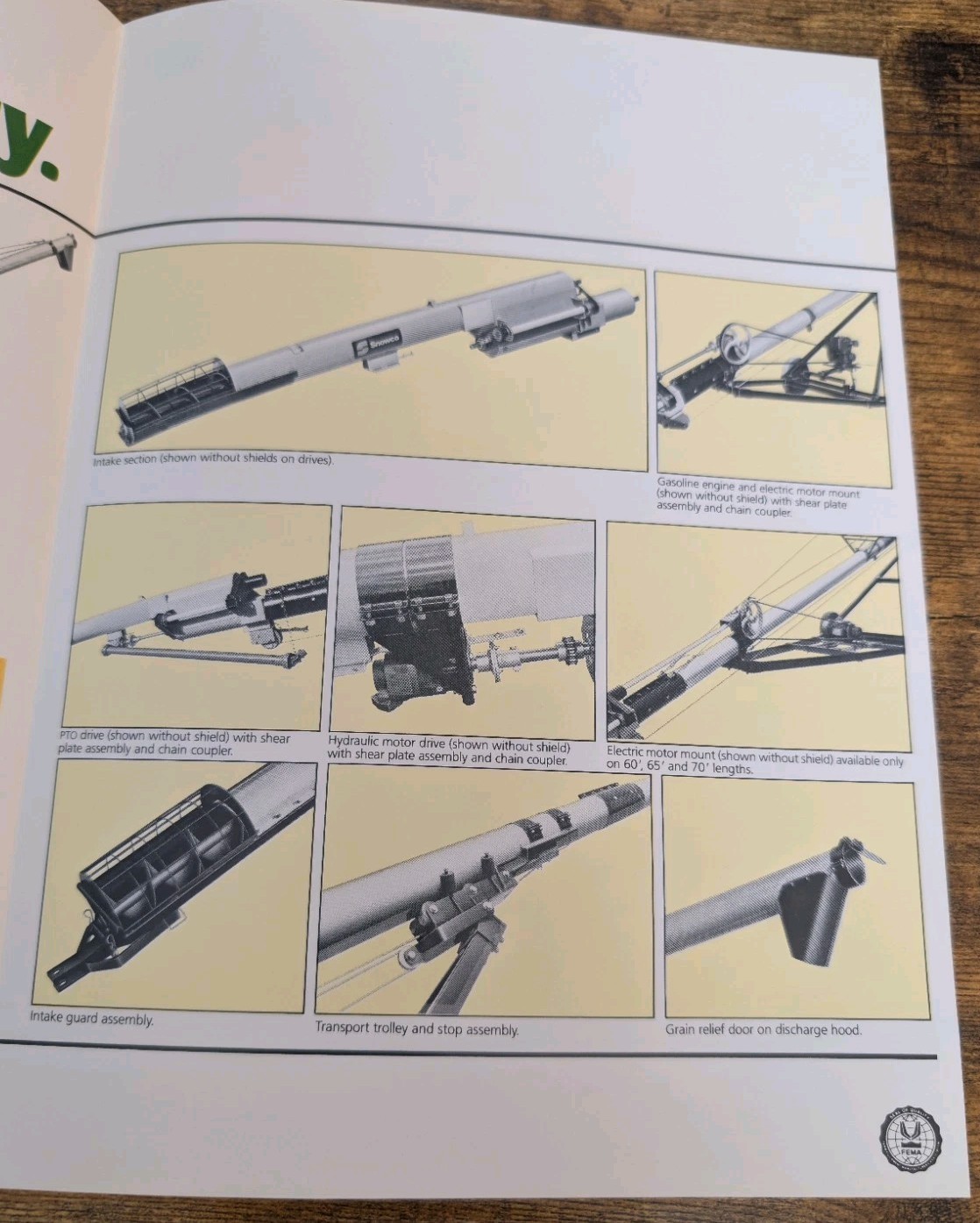 Snowco Center Drive And Utility Augers Brochure Printed In USA