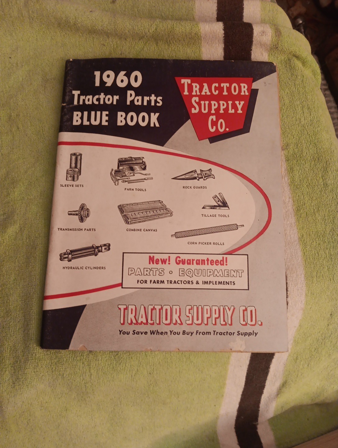1960 Tractor SUPPLY COMPANY PART GUIDE Blue BOOK Agricultural Machinery Magazine