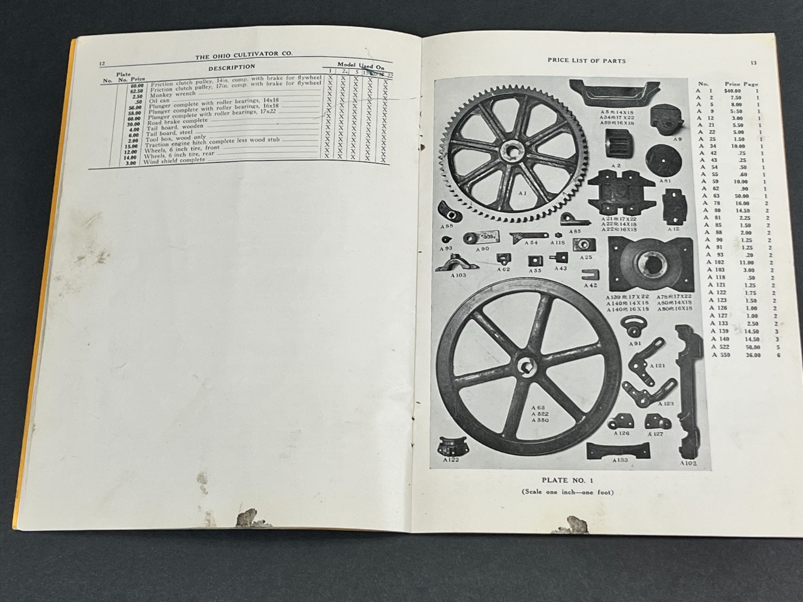 1920s Ohio Cultivator Automatic Hay Presses Parts Price List Repairs Bellevue OH