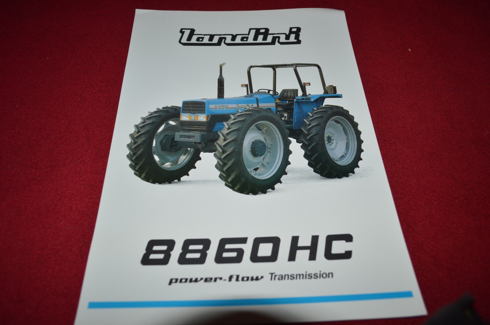 Landini 8860 HC Tractor Dealer&rsquo;s Brochure DCPA