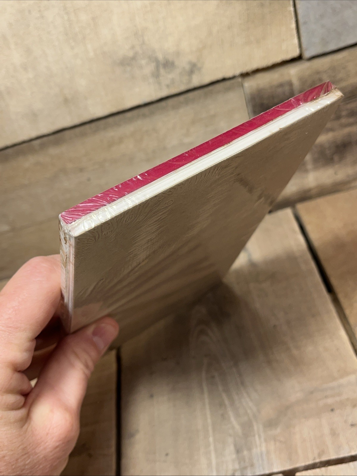 Vintage NOS Keystone Steel Wire Red Brand Fence Memo Sealed Note Pad HBQ