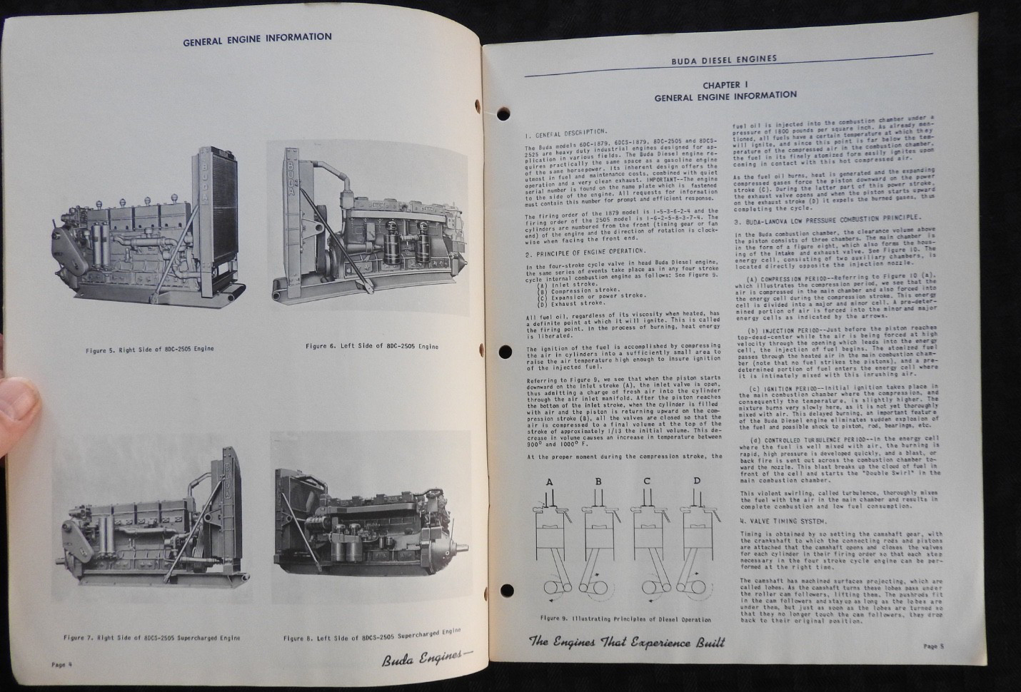 1950 Buda 6DC-1879 6DCS-1879 8DC-2505 8DCS-2505 Diesel Engine SERVICE Manual
