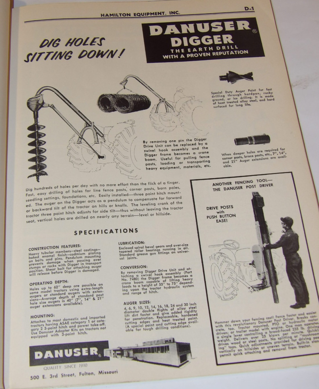 VINTAGE 1968 FARM IMPLEMENT CATALOG~MOWERS/FERTILIZERS/SPRAYERS/TILLERS/SPREADER