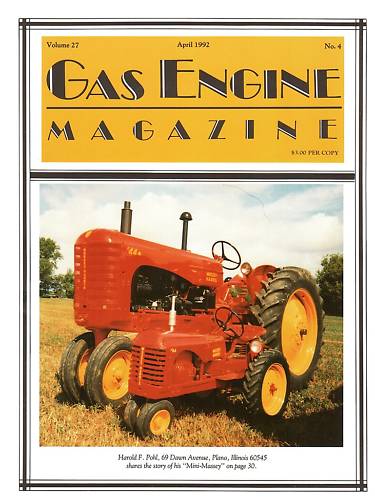 Lawn-Boy mower, scale mini Massey Harris 44, Tiger tractors, Buckeye tractor