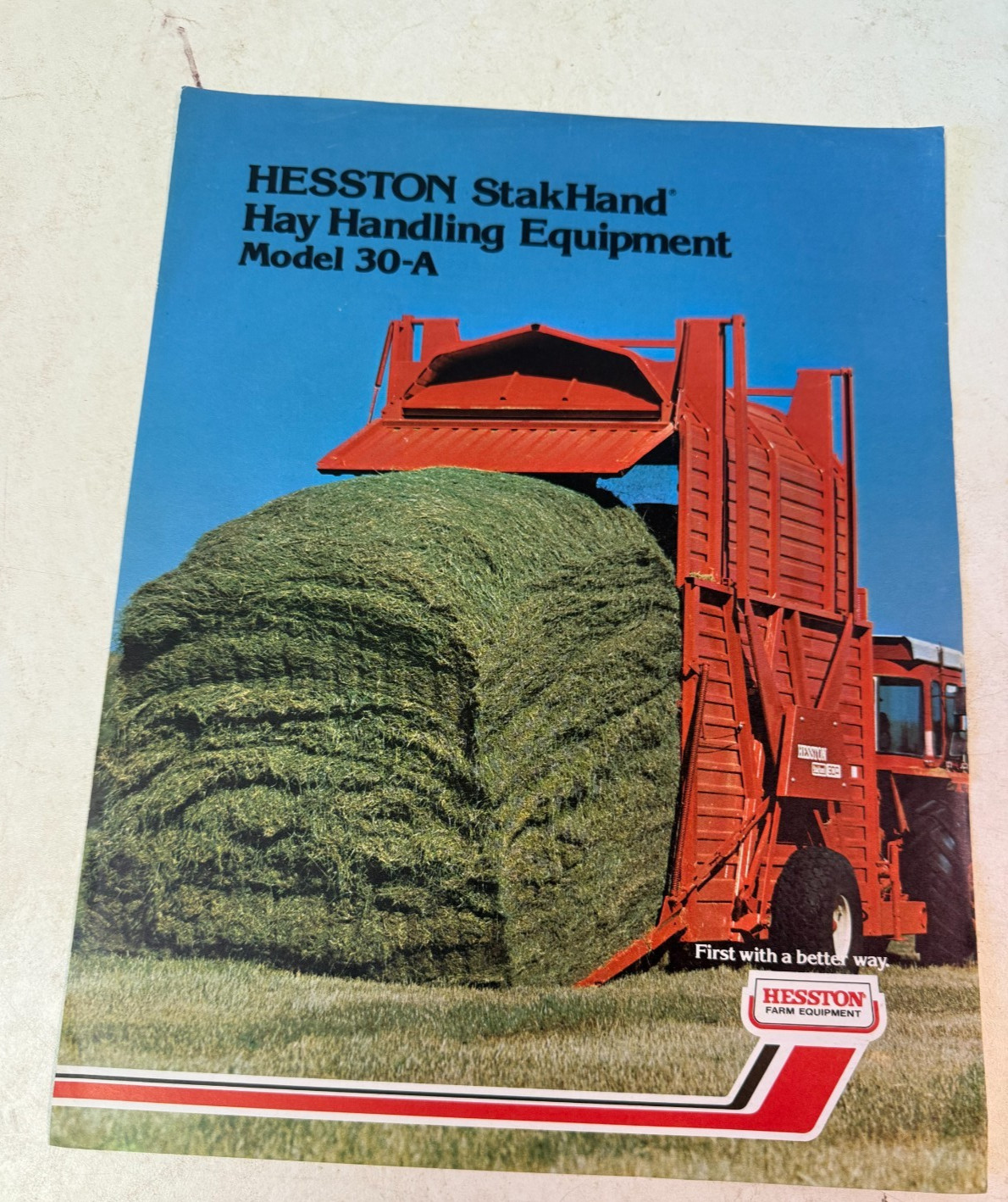 Hesston Stakhand Model 30=A Sales Brochure/Leaflet