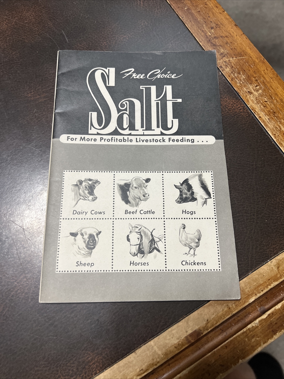 Vintage Morton Salt Co Brochure “Profitable Livestock Feeding”