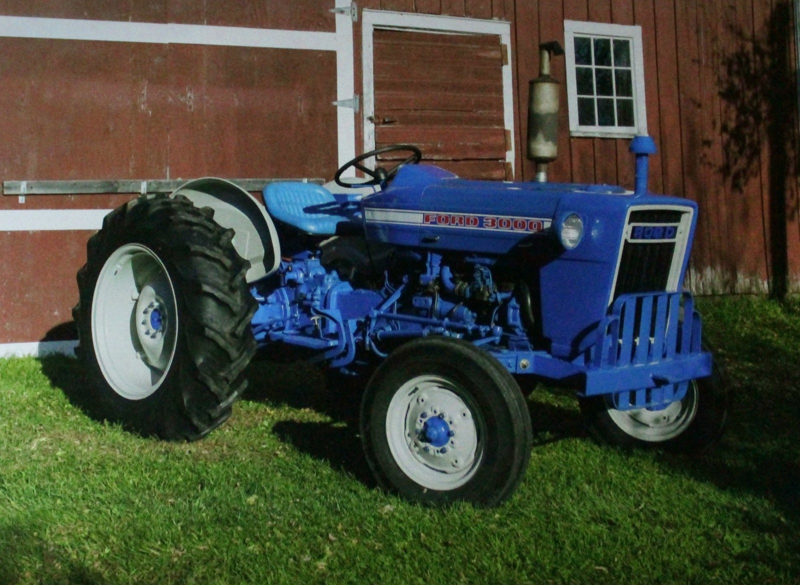 Ford Tractor Vintage Picture Wall Art Country Farm Original Decor