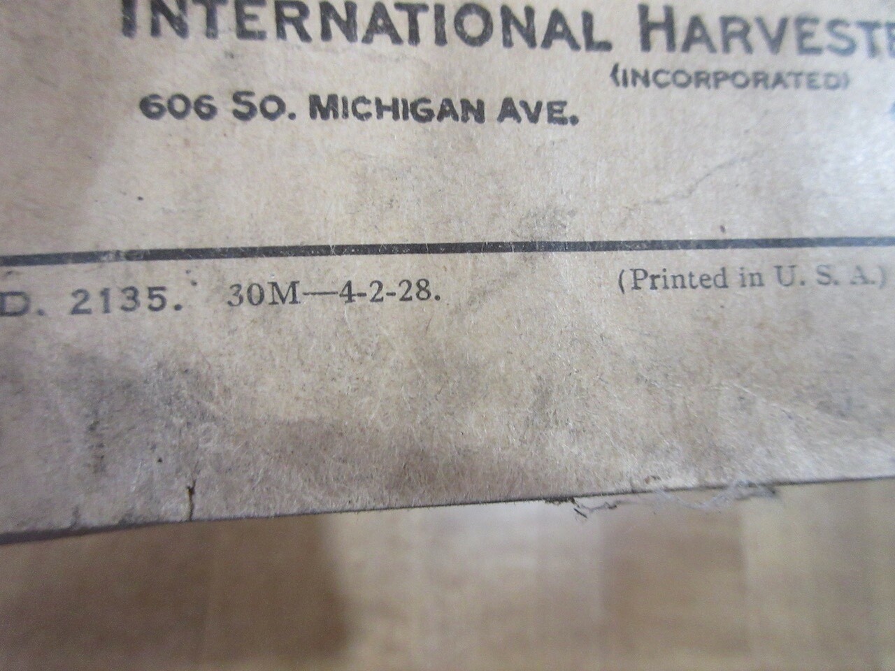 1928 International Harvester McCormick Deering Manure Spreader Manual MC (b)