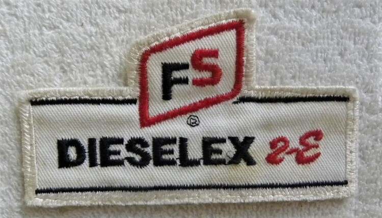 Vintage FS, Farm Service Dieselex 2-E, Diesel Fuel Patch