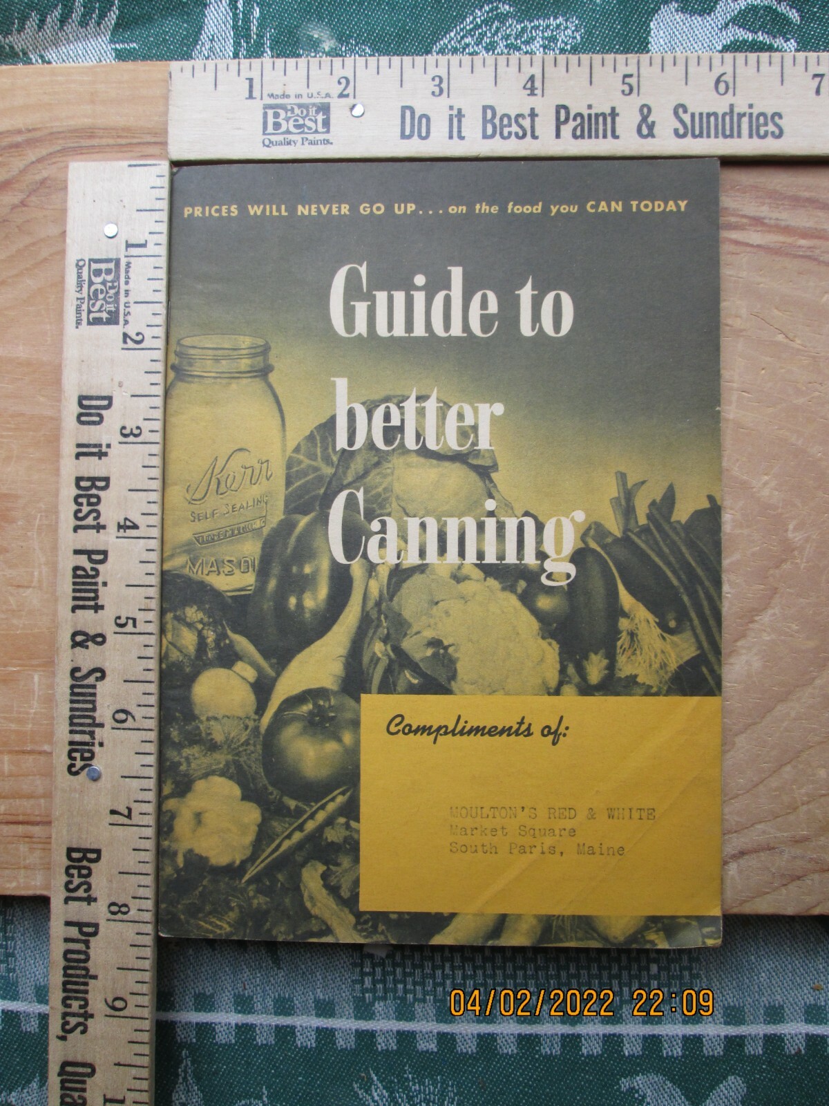 guide to batter canning – kerr glass 1951