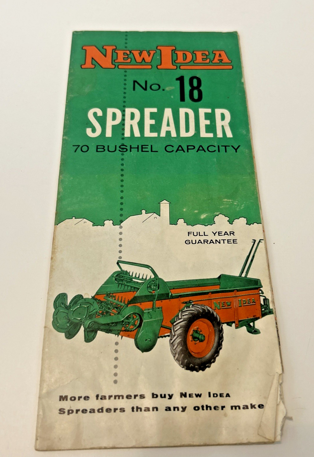 New Idea No. 18 Manure Spreader Dealer&rsquo;s Brochure