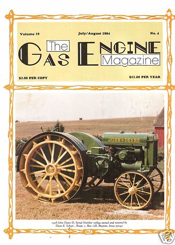 John Deere Magneto Repair, Antique Caterpillar collection, 1984 Gas Engine Mag.