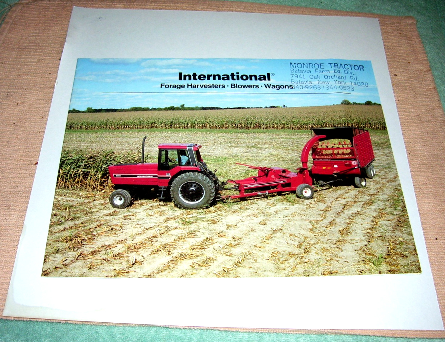 International Harvester Forage Harvesters Blowers Wagons 1984 Brochure