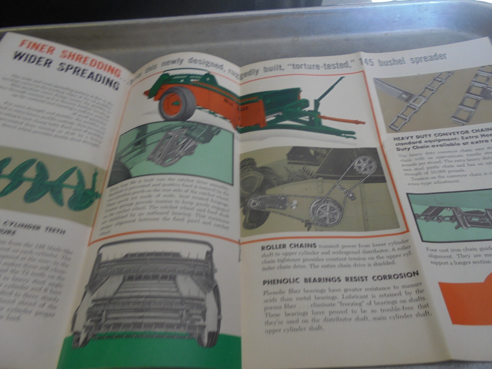 Vintage 1961 New Idea No. 201 PTO Manure Spreader Brochure
