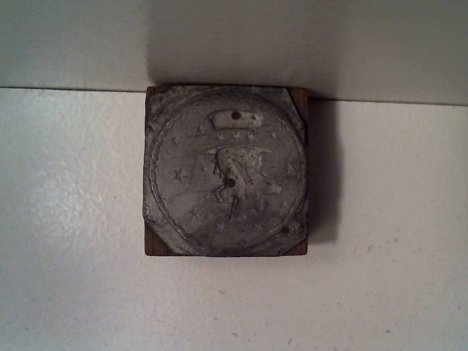 Vintage UncleSam Letterpress Print Wooden Block Engraved Metal Stamp